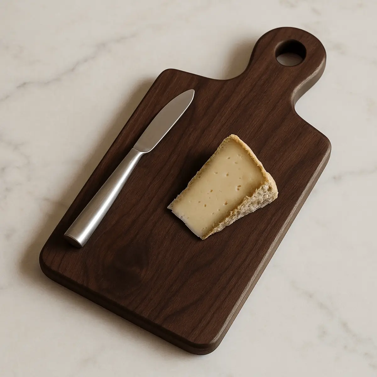 A product photo of Walnut Cheese Board from Bow River Woodworks.