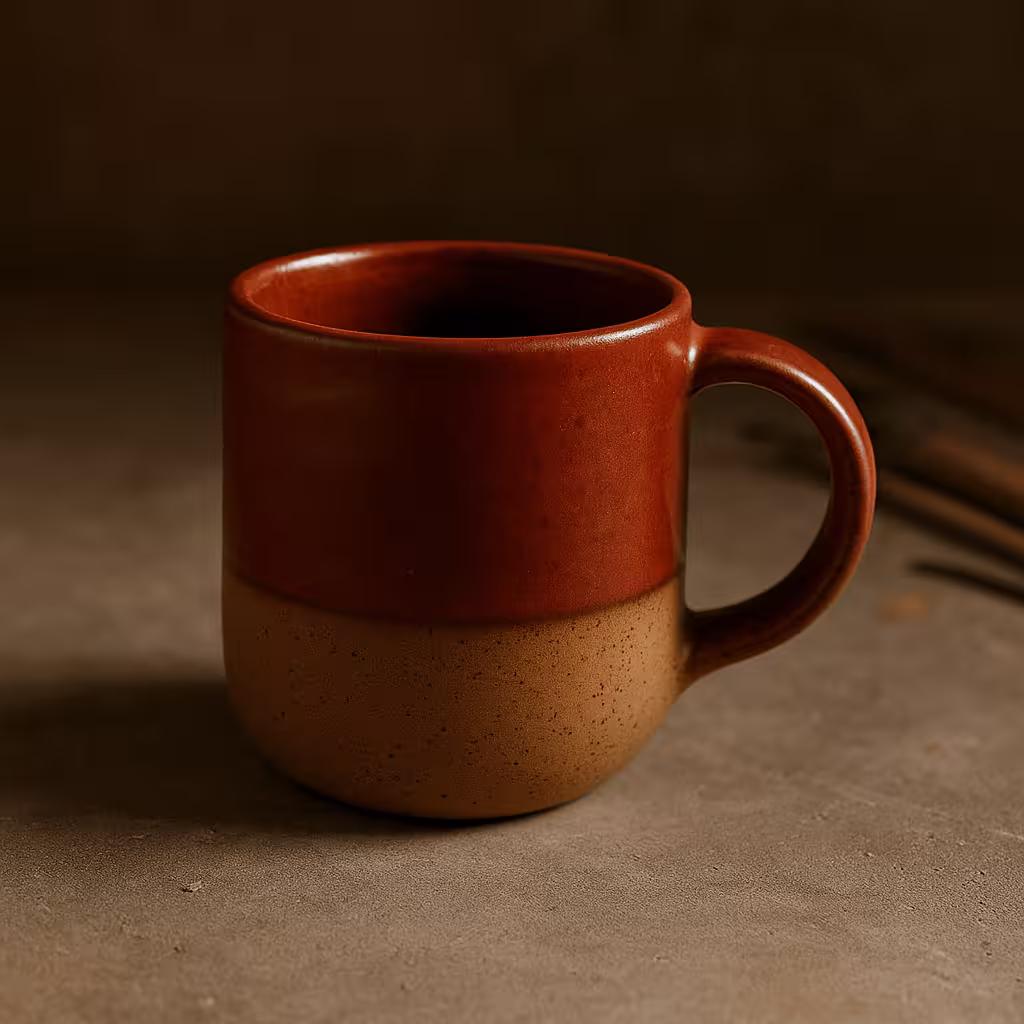 A product photo of 12oz Mug from Prairie Clay Co. in the Ember colour.