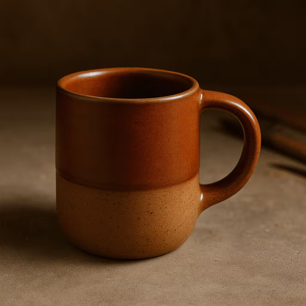 A product photo of 16oz Mug from Prairie Clay Co. in the Ember colour.