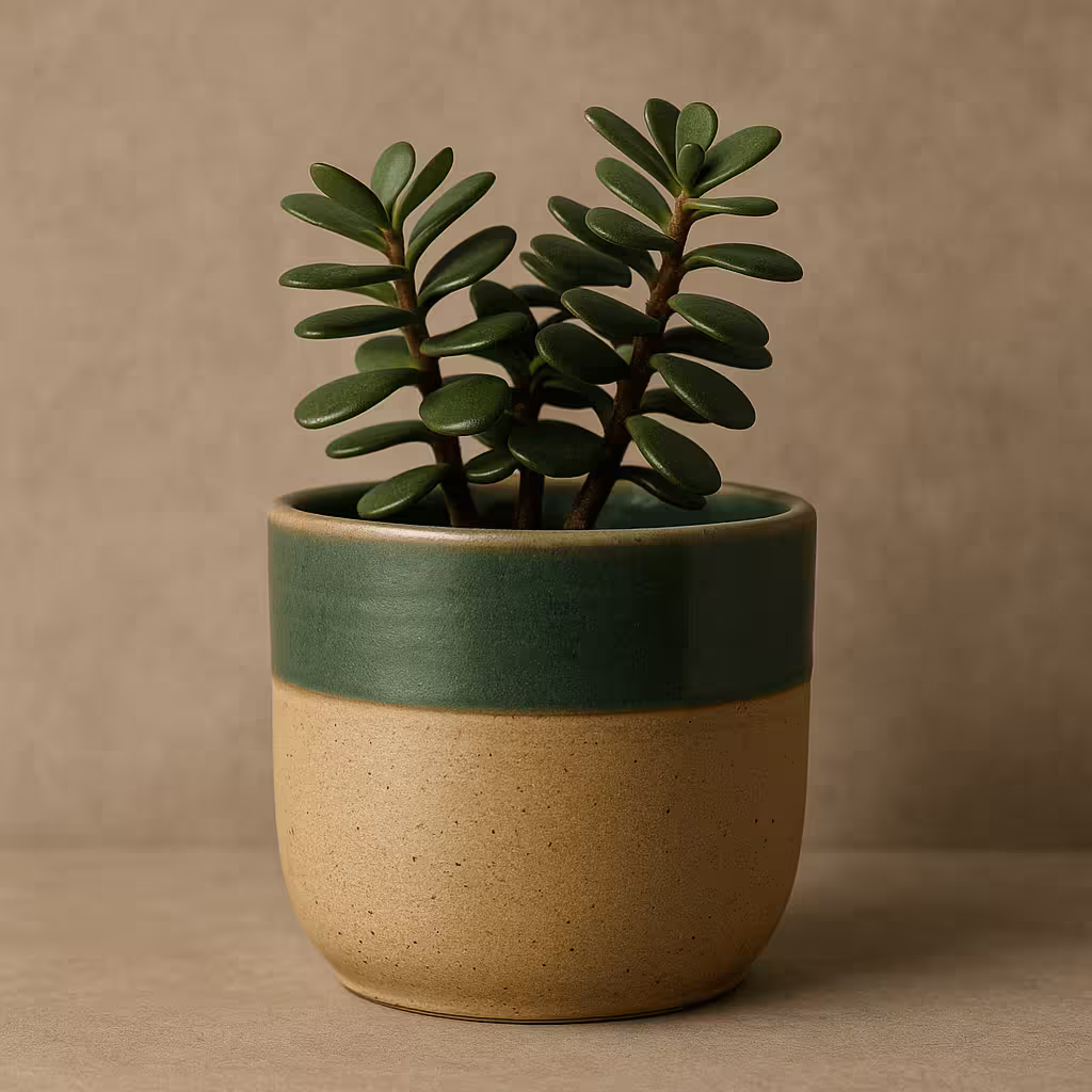 A product photo of Medium Planter from Prairie Clay Co. in the Forest colour.