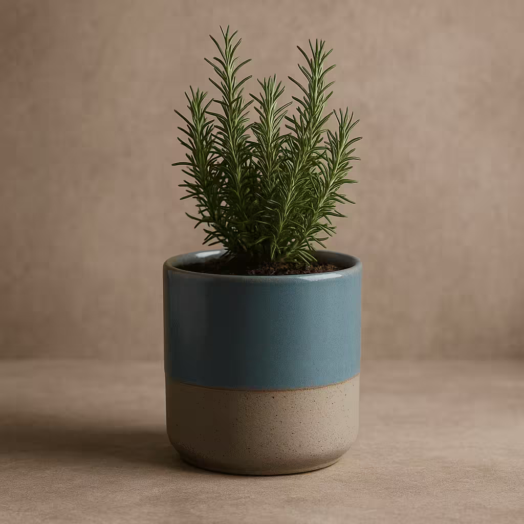 A product photo of Medium Planter from Prairie Clay Co. in the River colour.