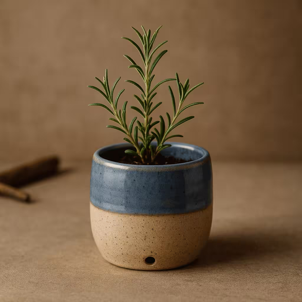 A product photo of Small Planter from Prairie Clay Co. in the River colour.