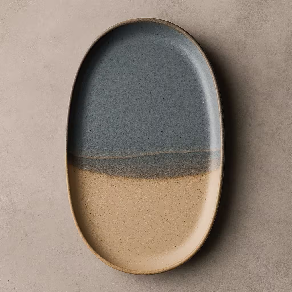 A product photo of Ceramic Serving Platter from Prairie Clay Co..