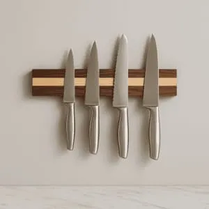 A product photo of Two-tone Knife Rack from Bow River Woodworks.