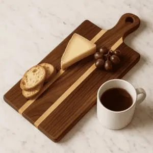 A product photo of Two-tone Serving Board from Bow River Woodworks.