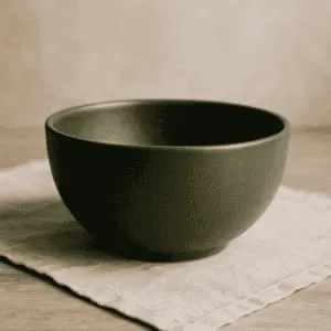 A product photo of Cereal Bowl from Prairie Clay Co. in the Forest colour.