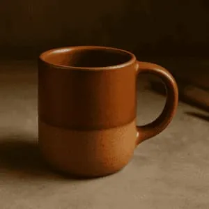 A product photo of 16oz Mug from Prairie Clay Co. in the Ember colour.