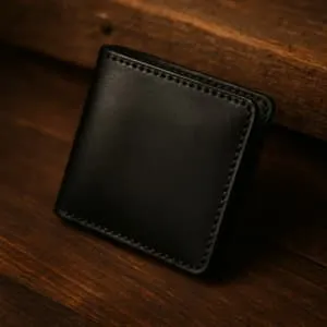 A product photo of Bifold Wallet from Trailhead Leatherworks in the Black colour.