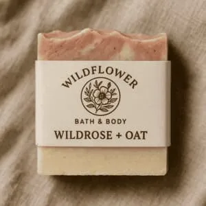 A product photo of Handcrafted Soap Bar from Wildflower Bath & Body.